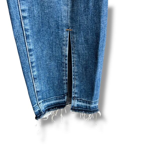 Frame Denim Size 32 Blue High Rise Medium Wash Nouveau Straight Leg Jeans - Picture 2 of 5